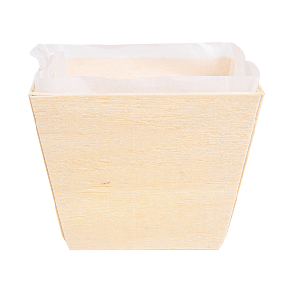 Garcia De Pou BARQUILLAS MADERA + MOLDES SILICONADOS 160 ML 7x7x5 5 CM NATURAL MADERA (300 UNID.)