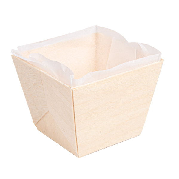 Garcia de pou BARQUILLAS MADERA + MOLDES SILICONADOS 160 ML 7x7x5 5 CM NATURAL MADERA (300 UNID.)