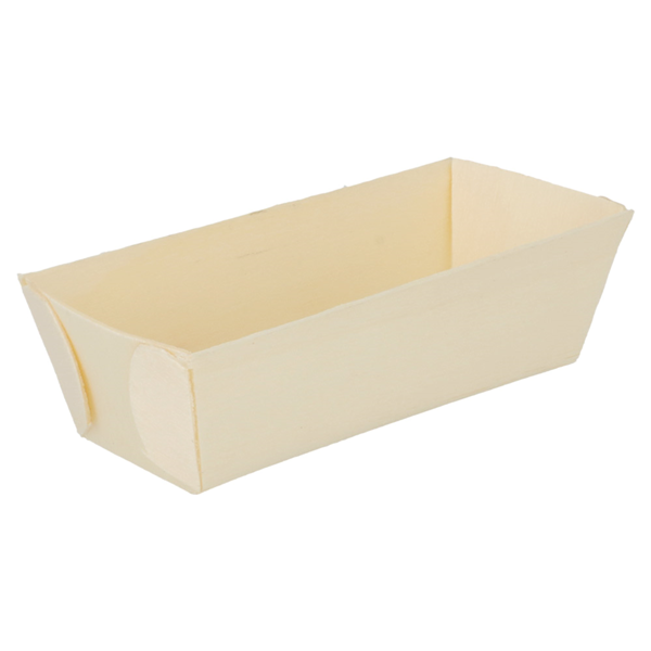 Garcia De Pou BARQUILLAS RECTANGULARES 100 ML 10x4 5x3 CM NATURAL MADERA (500 UNID.)