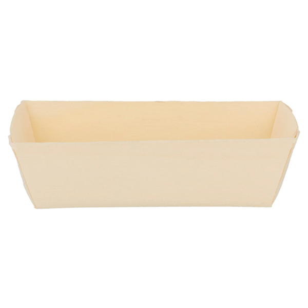 Garcia De Pou BARQUILLAS RECTANGULARES 100 ML 10x4 5x3 CM NATURAL MADERA (500 UNID.)