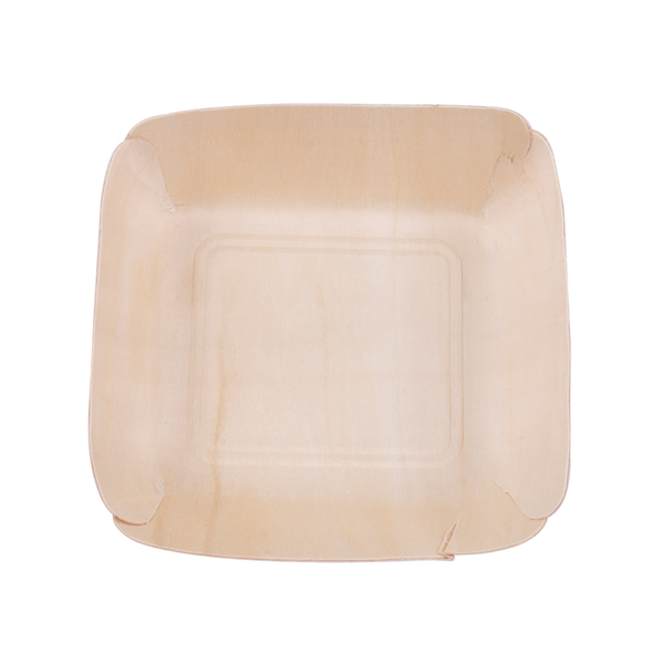 Garcia De Pou BARQUILLAS RECTANGULARES 'WOOD' 13x12x3 CM NATURAL MADERA (50 UNID.)