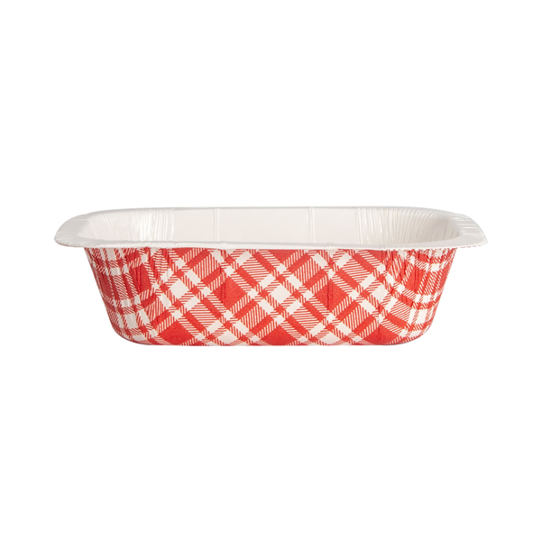 Garcia De Pou BARQUILLAS TERMOSELLABLES GN1/8 'VICHY' 505 ML 360 G/M2 + 25G/M2 PET 16 1x12 9x4 3 CM BLANCO CARTÓN (720 UNID.)