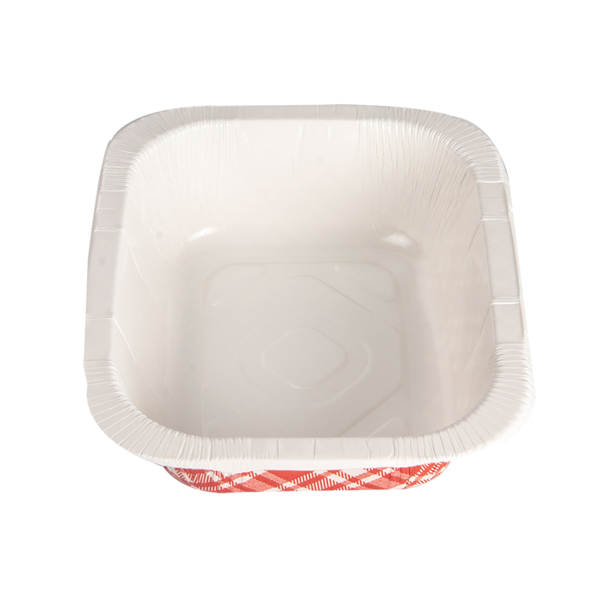Garcia De Pou BARQUILLAS TERMOSELLABLES GN1/8 'VICHY' 505 ML 360 G/M2 + 25G/M2 PET 16 1x12 9x4 3 CM BLANCO CARTÓN (720 UNID.)