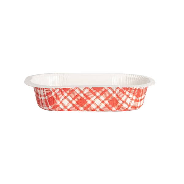 Garcia De Pou BARQUILLAS TERMOSELLABLES 'VICHY' 325 ML 390 G/M2 + 25G/M2 PET 16x10x3 5 CM BLANCO CARTÓN (1000 UNID.)