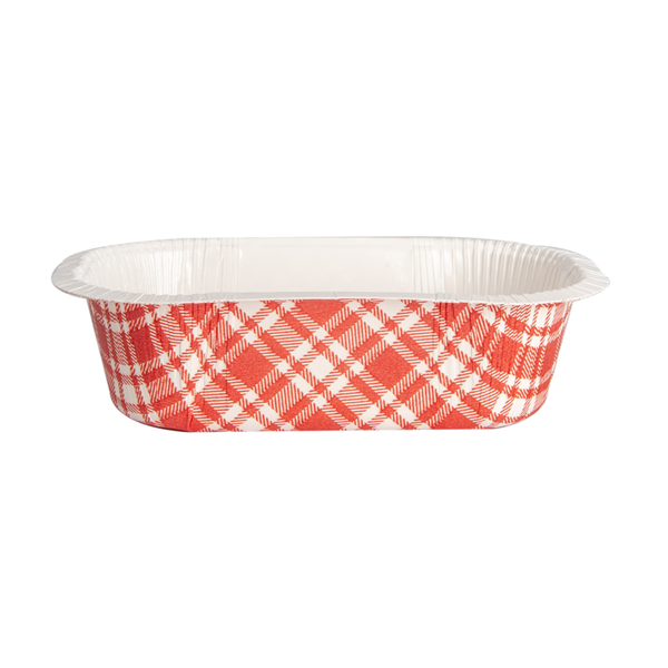 Garcia De Pou BARQUILLAS TERMOSELLABLES 'VICHY' 405 ML 390 G/M2 + 25G/M2 PET 16x10x4 5 CM BLANCO CARTÓN (1000 UNID.)
