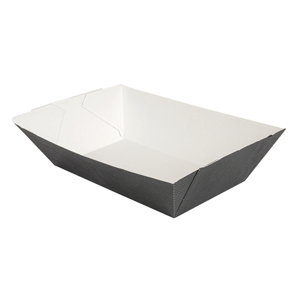 Garcia de pou BARQUILLAS 'THEPACK' 2400 G 230 G/M2 17x9 7x6 3 CM NEGRO CARTÓN ONDULADO NANO-MICRO (600 UNID.)