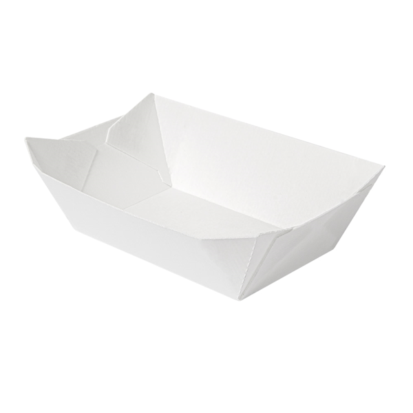 Garcia de pou BARQUILLAS 'THEPACK' 480 G 230 G/M2 10x6 2x4 8 CM BLANCO CARTÓN ONDULADO NANO-MICRO (1800 UNID.)