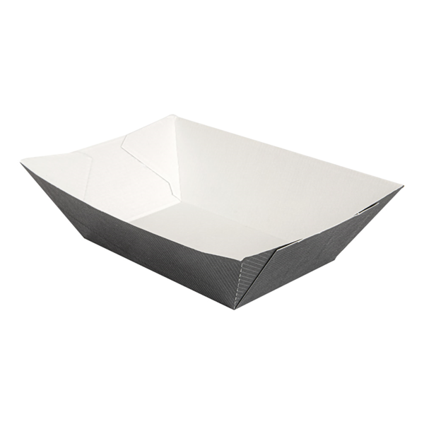 Garcia De Pou BARQUILLAS 'THEPACK' 480 G 230 G/M2 10x6 2x4 8 CM NEGRO CARTÓN ONDULADO NANO-MICRO (1800 UNID.)