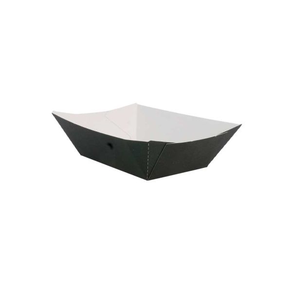 Garcia de pou BARQUILLAS 'THEPACK' 480 G 230 G/M2 10x6 2x4 8 CM NEGRO CARTÓN ONDULADO NANO-MICRO (1800 UNID.)