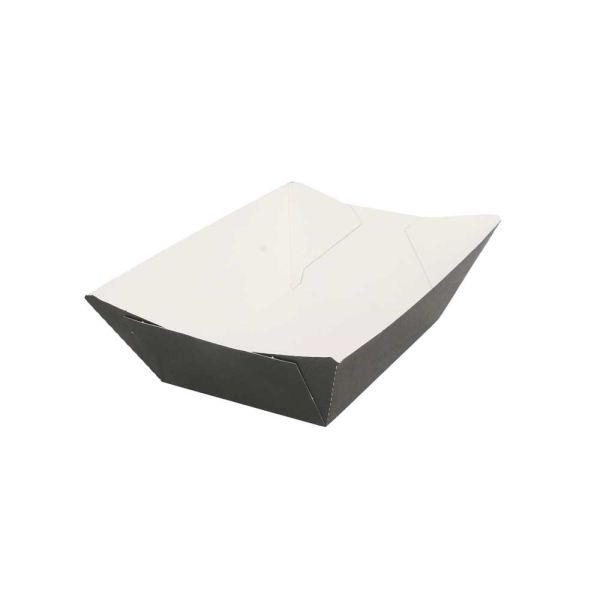 Garcia de pou BARQUILLAS 'THEPACK' 960 G 230 G/M2 10 6x7 2x5 2 CM NEGRO CARTÓN ONDULADO NANO-MICRO (1200 UNID.)
