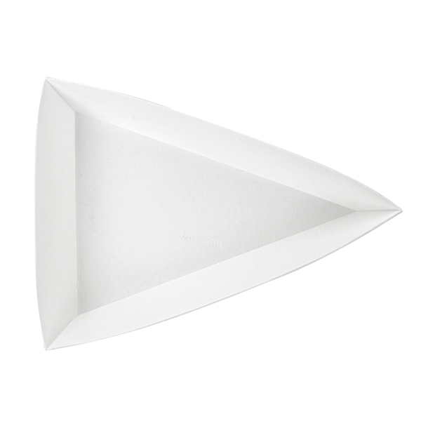 Garcia De Pou BARQUILLAS TRIANGULARES 'THEPACK' 230 G/M2 14 5x19x3 5 CM BLANCO CARTÓN ONDULADO NANO-MICRO (900 UNID.)