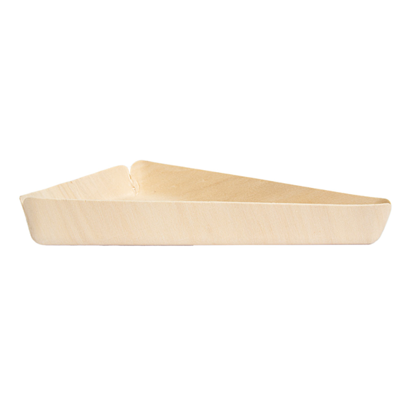Garcia De Pou BARQUILLAS TRIANGULARES 'WOOD' 21x14x2 5 CM NATURAL MADERA (50 UNID.)