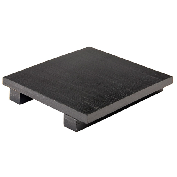 Garcia De Pou BASE SUSHI 15x15x2 5 CM NEGRO BAMBÚ (1 UNID.)