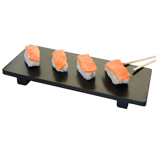 Garcia de pou BASE SUSHI 50x23x2 5 CM NEGRO BAMBÚ (1 UNID.)