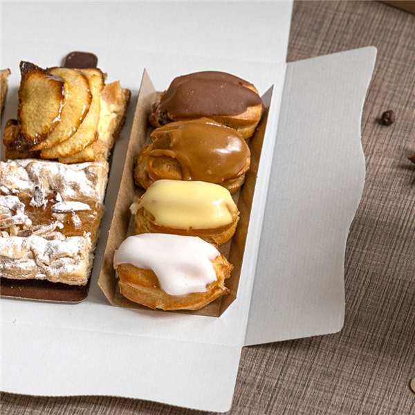 Garcia De Pou BASES CON PESTAÑAS LATERALES 380 G/M2 13x4 5+1 5 CM CHOCOLATE/PRALINÉ CARTÓN (200 UNID.)