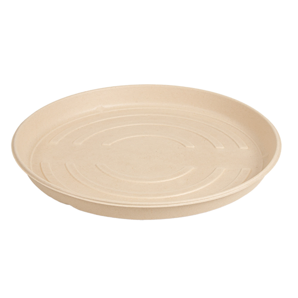 Garcia de pou BASES ENVASE PIZZA 'BIONIC' Ø 35 7x3 3 CM NATURAL BAGAZO (150 UNID.)
