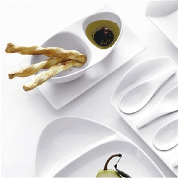 Garcia De Pou BASES PARA RECIPIENTE 204.44 22 5x13x1 2 CM BLANCO PORCELANA (6 UNID.)