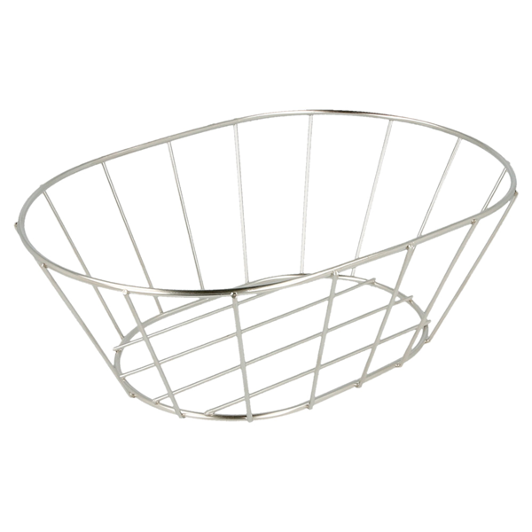 Garcia De Pou BASKET ESTILO TOSCANO 'ARTINOX' 21 6x14x7 6 CM PLATEADO INOX (24 UNID.)