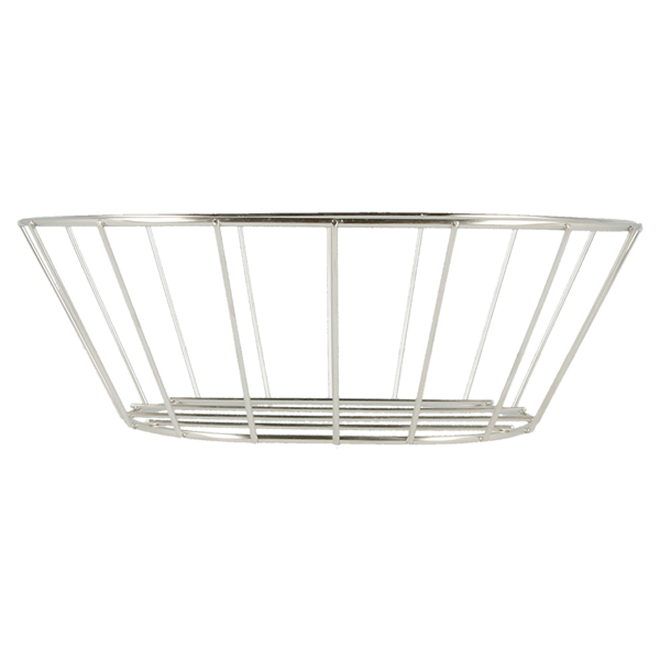 Garcia De Pou BASKET ESTILO TOSCANO 'ARTINOX' 21 6x14x7 6 CM PLATEADO INOX (24 UNID.)