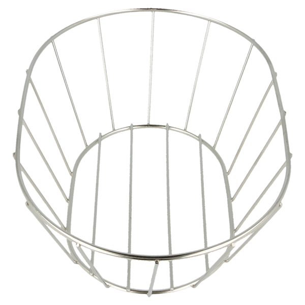 Garcia De Pou BASKET ESTILO TOSCANO 'ARTINOX' 21 6x14x7 6 CM PLATEADO INOX (24 UNID.)