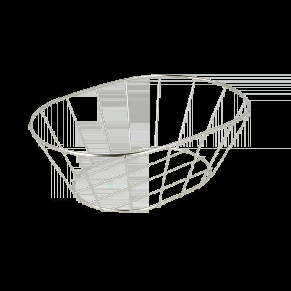 Garcia de pou BASKET ESTILO TOSCANO 'ARTINOX' 21 6x14x7 6 CM PLATEADO INOX (24 UNID.)