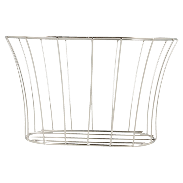 Garcia De Pou BASKET ESTILO TOSCANO 'ARTINOX' 21x12 7x12 7 CM PLATEADO INOX (12 UNID.)