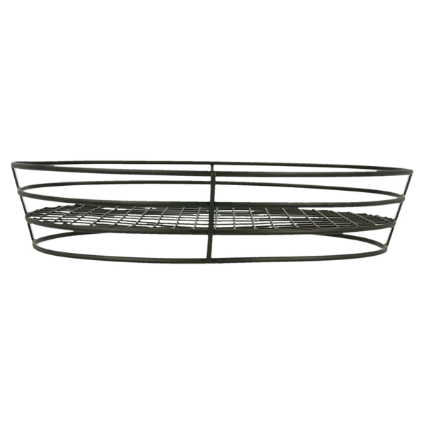 Garcia De Pou BASKET OVAL 28x20 5x5 7 CM NEGRO ACERO (24 UNID.)