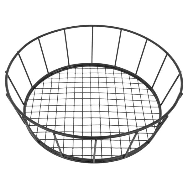 Garcia De Pou BASKET REDONDO Ø 24 1x7 CM NEGRO ACERO (12 UNID.)