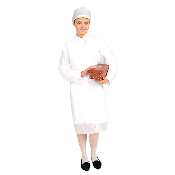 Garcia de pou BATAS VISITADOR GRANDE 35 G/M2 117 CM BLANCO AIRLAID (25 UNID.)