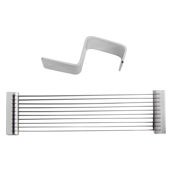 Garcia de pou BLOCK CUCHILLAS 6 3 MM PARA CÓDIGO 455.59 25x7x1 CM PLATEADO INOX (1 UNID.)