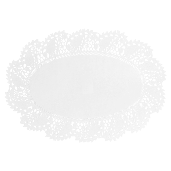 Garcia de pou BLONDAS OVALES CALADAS 53 G/M2 32x22 CM BLANCO PAPEL (250 UNID.)