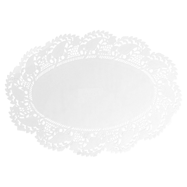 Garcia de pou BLONDAS OVALES CALADAS 53 G/M2 35 7x26 5 CM BLANCO PAPEL (250 UNID.)