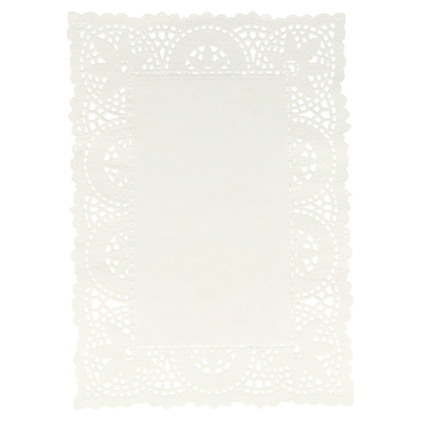 Garcia de pou BLONDAS RECTANGULARES CALADAS 47 G/M2 21x15 CM BLANCO PAPEL (250 UNID.)