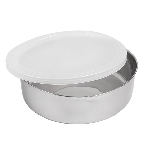 Garcia De Pou BOL CON TAPA 'ARTINOX' 1080 ML Ø18x5 5 CM PLATEADO INOX + LDPE (24 UNID.)