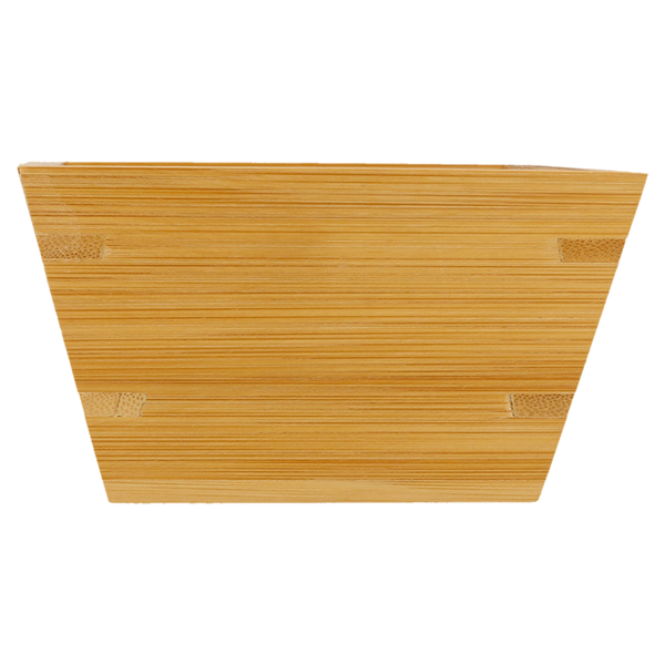 Garcia De Pou BOL CUADRADO 500 ML 12 7x12 7x7 3 CM NATURAL BAMBÚ (1 UNID.)