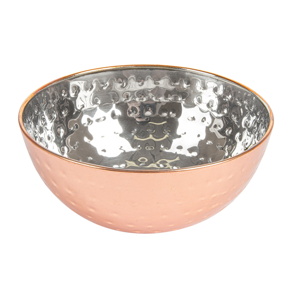 Garcia de pou BOL MARTILLEADO 'ARTINOX' 500 ML Ø 13x6 CM COBRE INOX (1 UNID.)