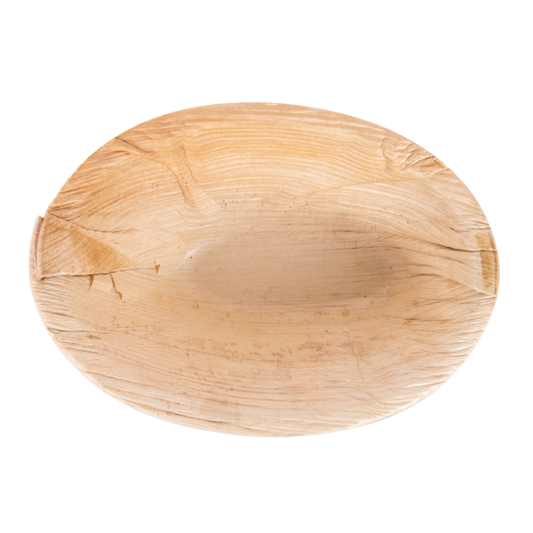 Garcia De Pou BOL OVALADO CURVO 'ARECA' 110 ML 12x8 6x5 CM NATURAL ARECA (200 UNID.)