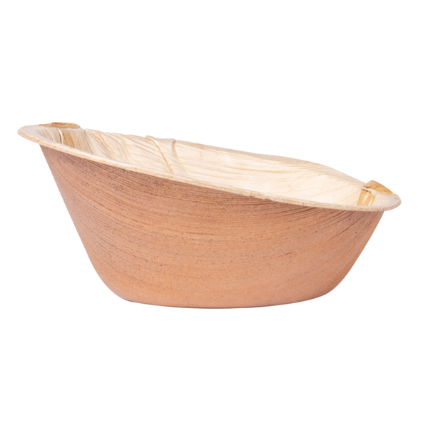 Garcia De Pou BOL OVALADO CURVO 'ARECA' 160 ML 14x10x6 4 CM NATURAL ARECA (200 UNID.)
