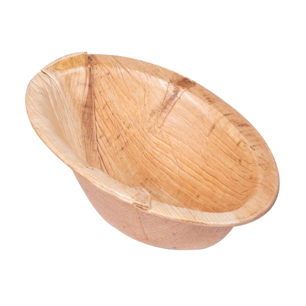 Garcia de pou BOL OVALADO CURVO 'ARECA' 70 ML 10x7 2x4 8 CM NATURAL ARECA (200 UNID.)