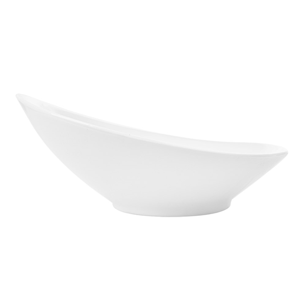 Garcia De Pou BOLES ALARGADOS 700 ML 25x21 5x10 5 CM BLANCO PORCELANA (2 UNID.)