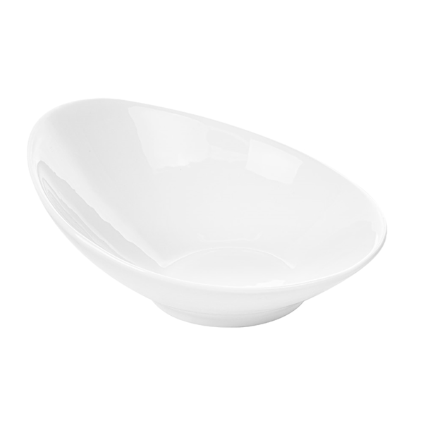 Garcia de pou BOLES ALARGADOS 700 ML 25x21 5x10 5 CM BLANCO PORCELANA (2 UNID.)
