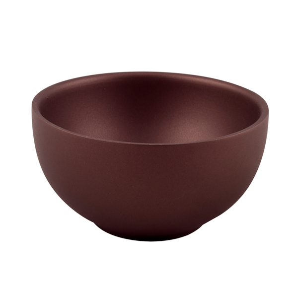 Garcia de pou BOLES 'ARTINOX' 350 ML Ø 12x6 25 CM BURDEOS INOX (1 UNID.)