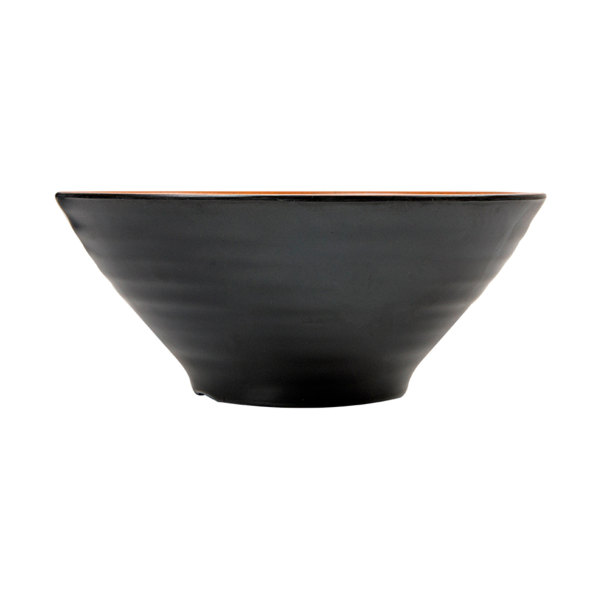 Garcia De Pou BOLES 'ASAMI WARE' 1100 ML Ø20 3x8 5 CM NEGRO MELAMINA (12 UNID.)