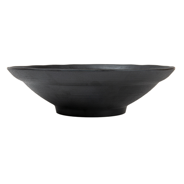 Garcia De Pou BOLES 'ASAMI WARE' 2200 ML Ø 30 5x8 5 CM NEGRO MELAMINA (4 UNID.)