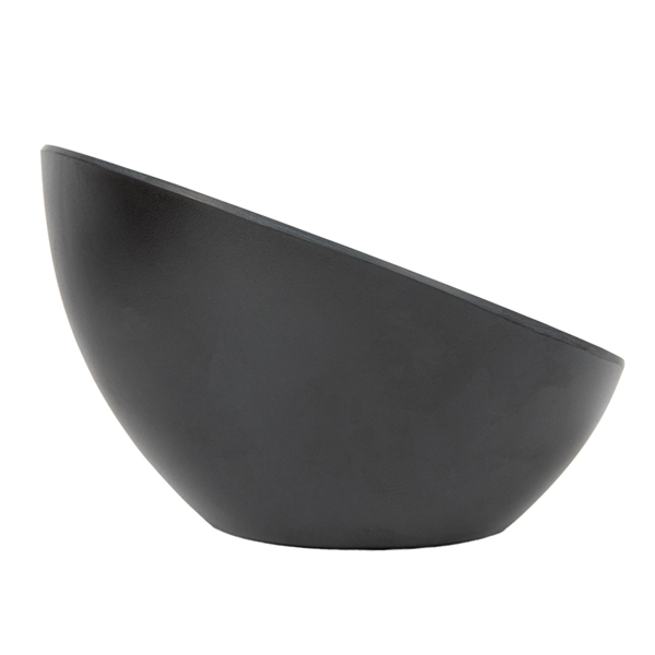 Garcia De Pou BOLES ASIMÉTRICOS 'ASAMI WARE' Ø 16x10 4 CM NEGRO MELAMINA (6 UNID.)