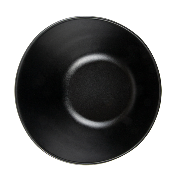 Garcia De Pou BOLES ASIMÉTRICOS 'ASAMI WARE' Ø 16x10 4 CM NEGRO MELAMINA (6 UNID.)