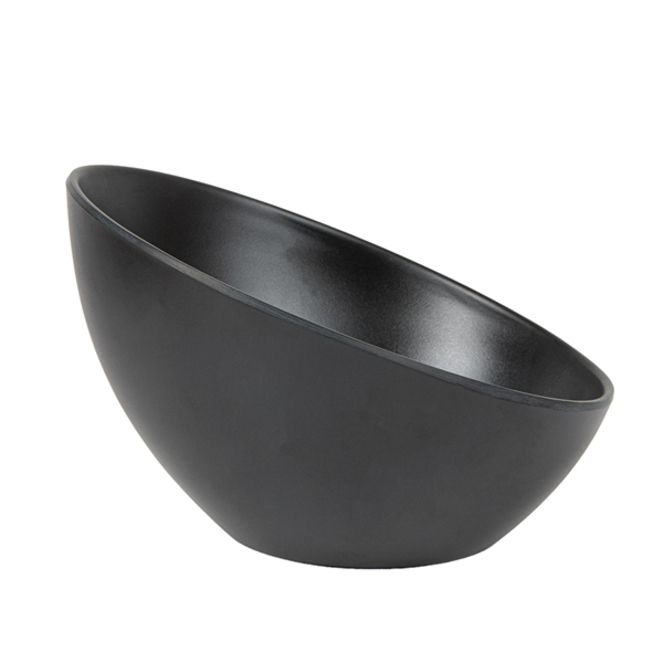 Garcia De Pou BOLES ASIMÉTRICOS 'ASAMI WARE' Ø 16x10 4 CM NEGRO MELAMINA (6 UNID.)