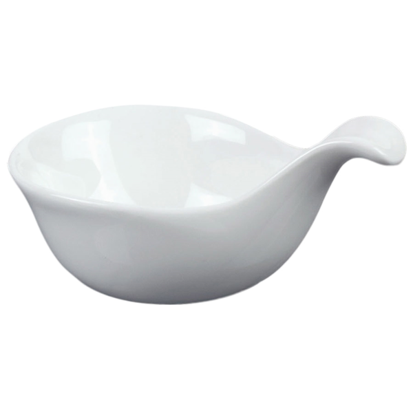 Garcia de pou BOLES CON ASA 10 5x7x5 4 CM BLANCO PORCELANA (12 UNID.)