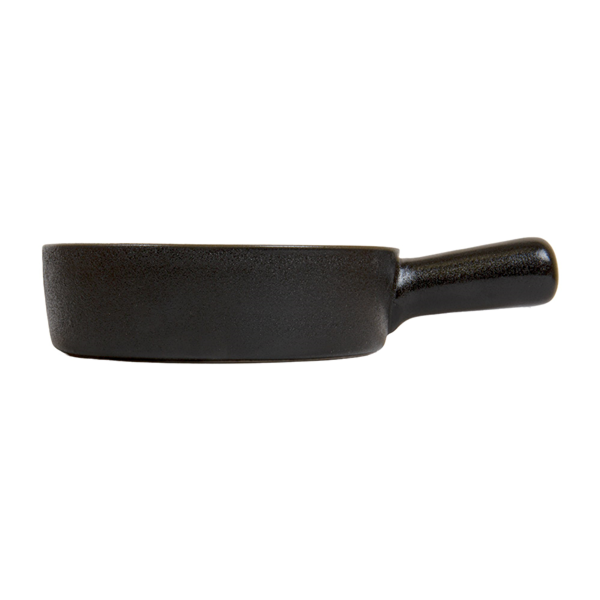 Garcia De Pou BOLES CON ASA 'SLATE' 'AKALA' 370 ML Ø 14x5 CM NEGRO PORCELANA (4 UNID.)