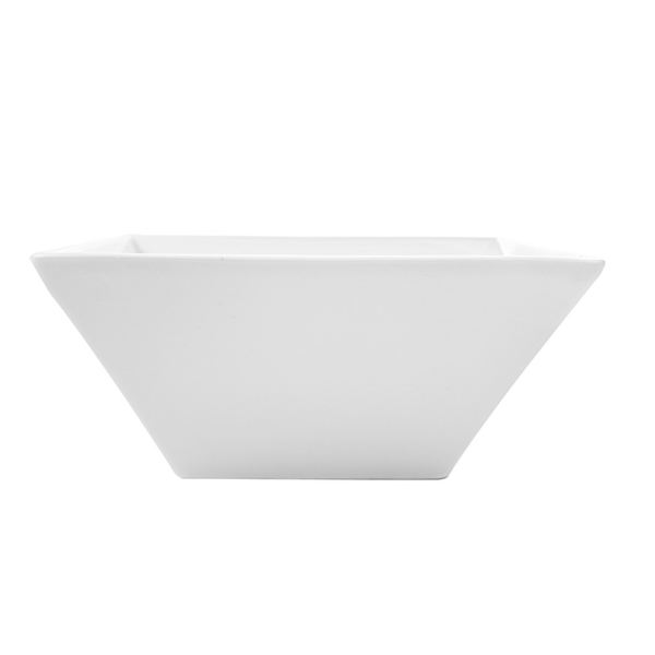 Garcia De Pou BOLES CUADRADOS 1000 ML 17 5x7 CM BLANCO PORCELANA (3 UNID.)